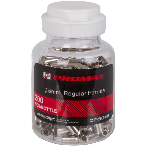 Promax Kabelkappe Metall ø5mm für Umwerferkabel (200 Stück)