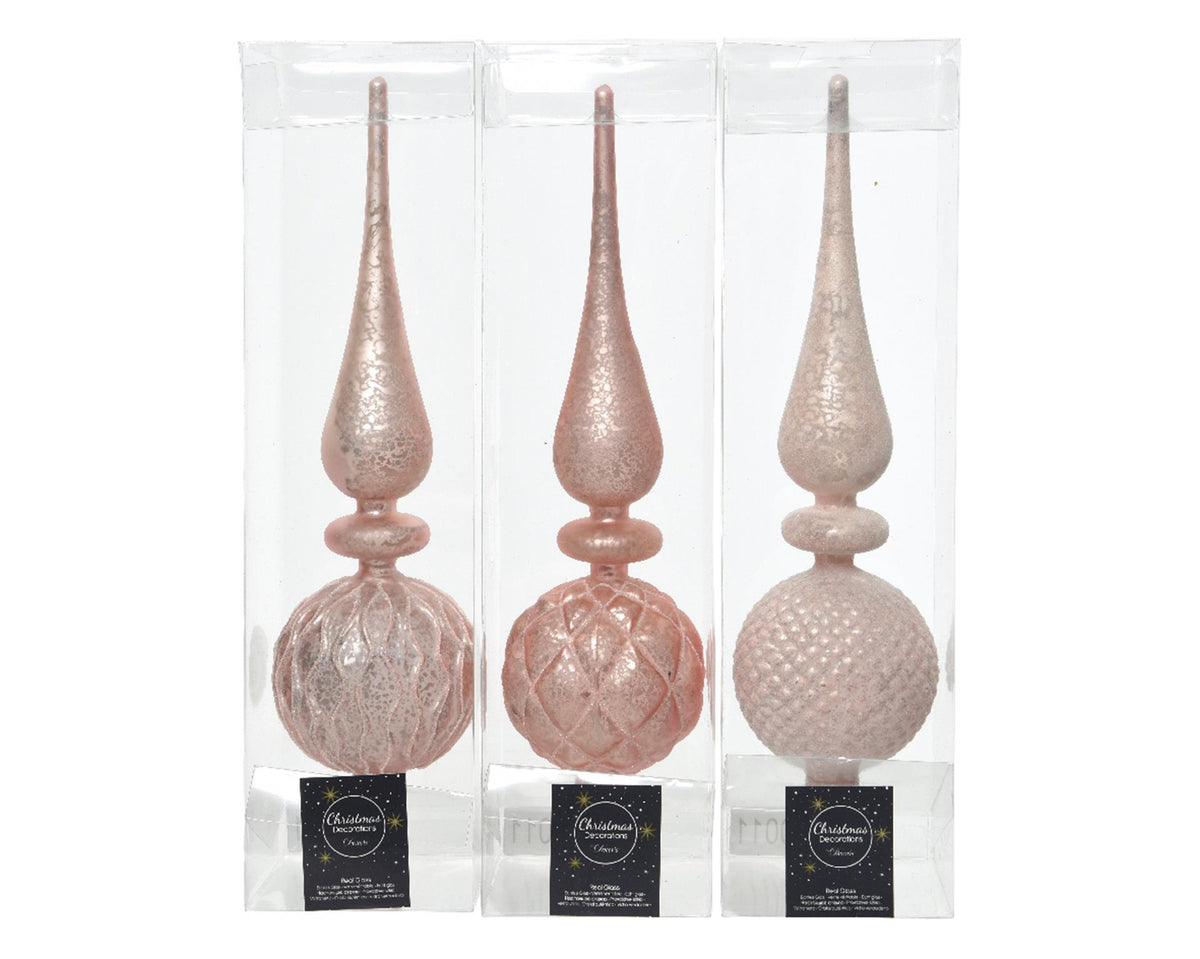 Decoris Peak 31cm Glas puderrosa