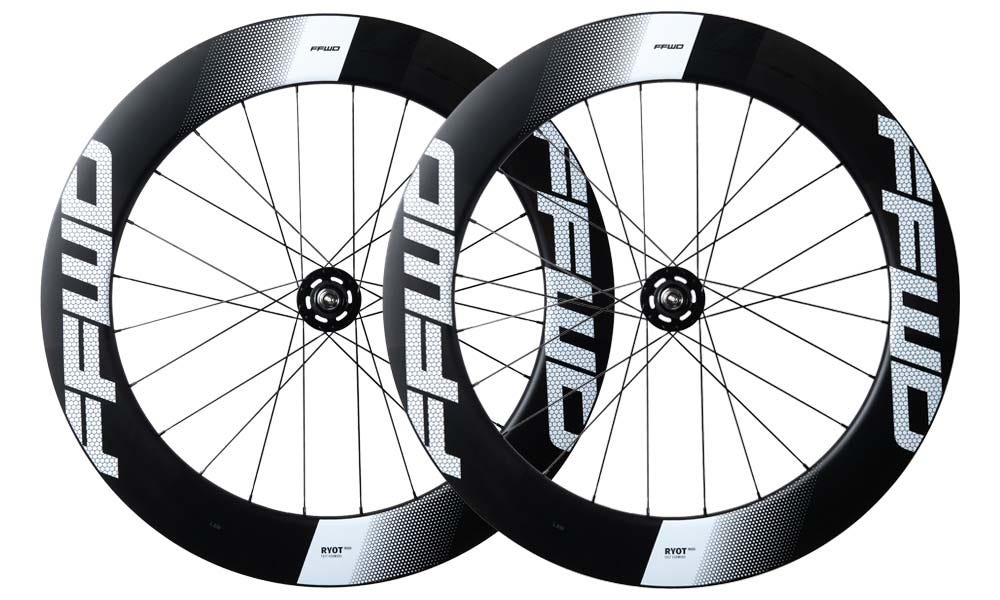 Sapim ffwd Hinterrad Ryot77 Spur 77mm ffwd Nabe schwarz und weiß