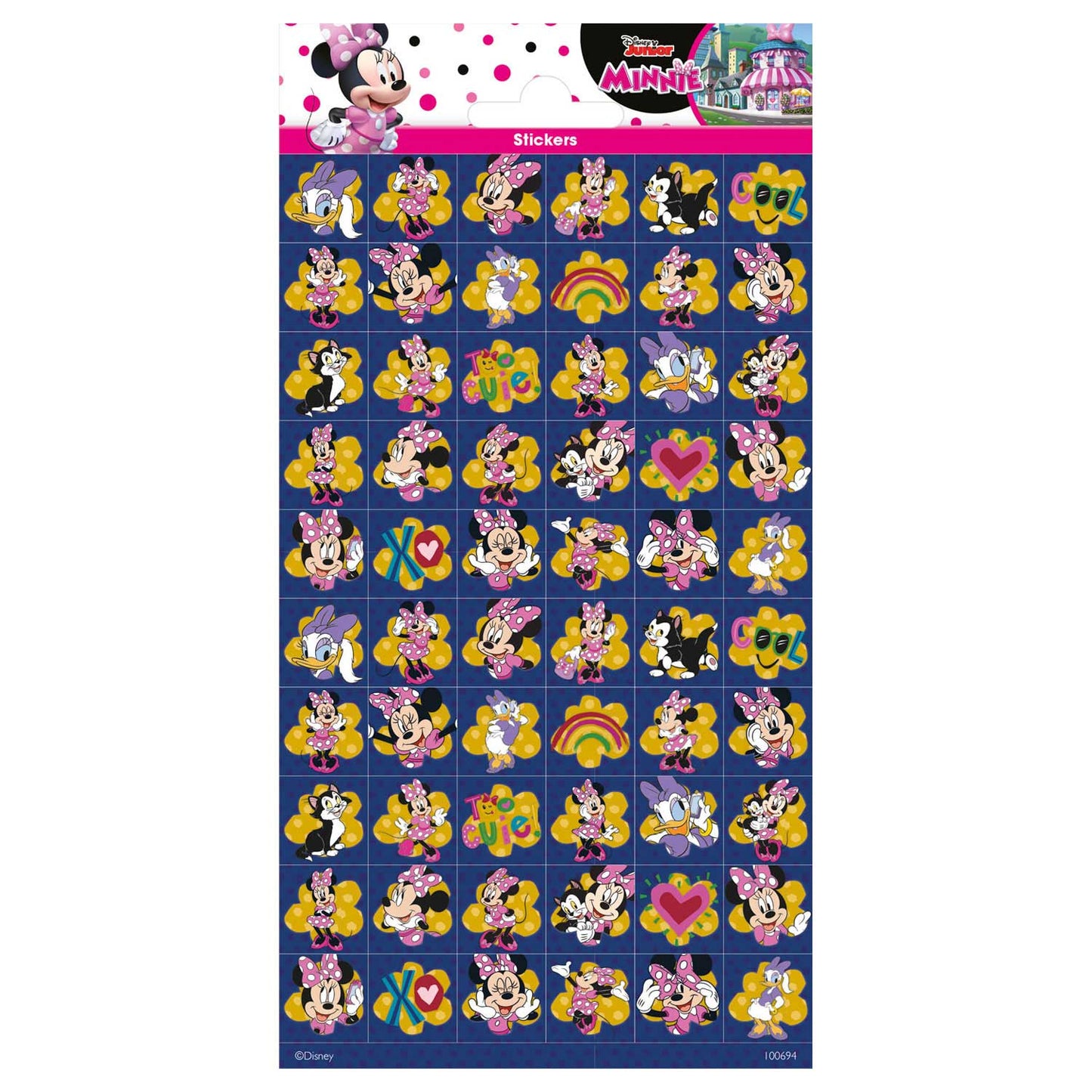 Totum Stickervel Minnie Maus