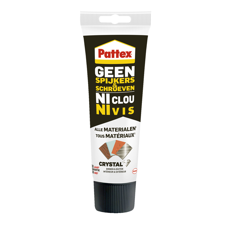Pattex 1066010 – keine Nägel, keine Schrauben, Kristall, 90 g | 12 Stück