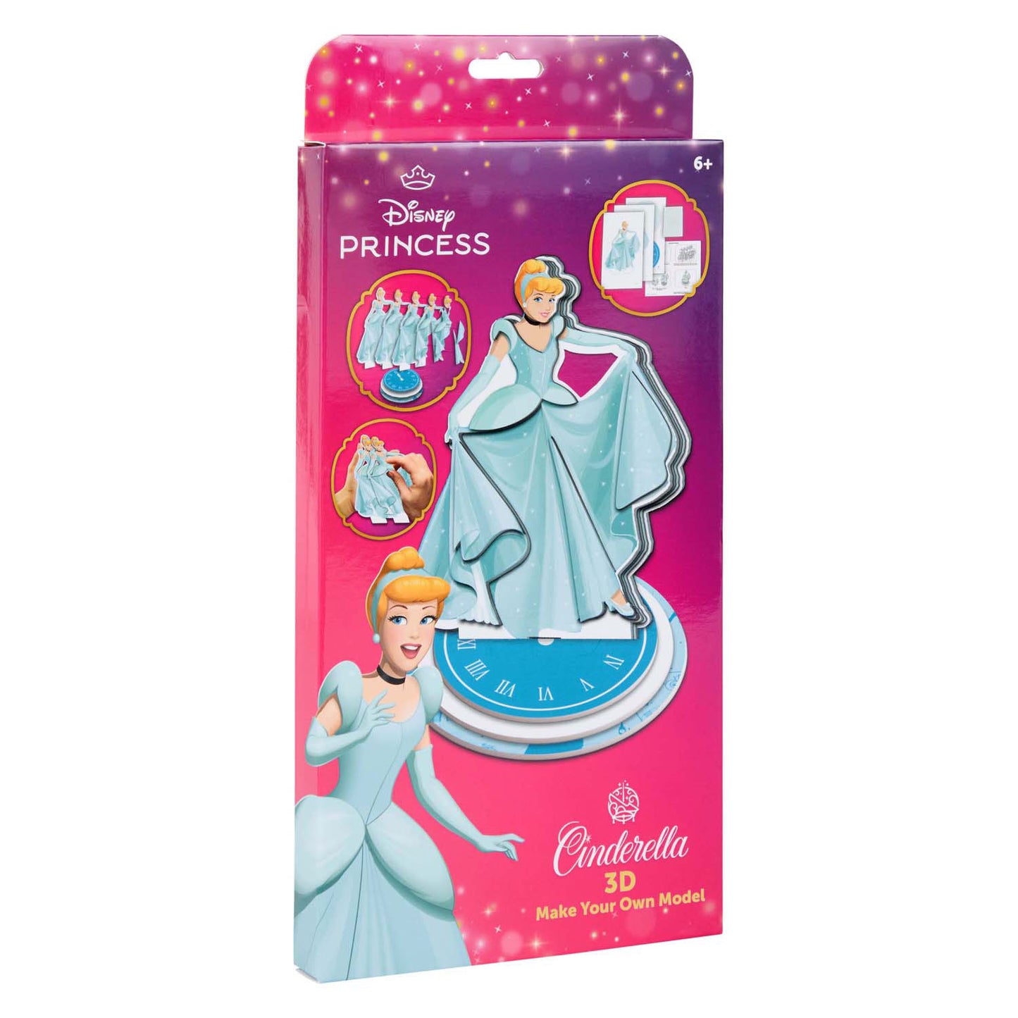 Disney Princess Cinderella Machen Sie Ihre eigene 3D -Figur