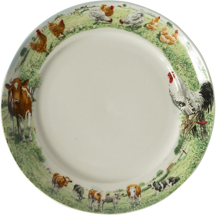 Wiebe van der Zee Wiebe's Farm Teller Kuh Huhn ø21cm 6 Stk