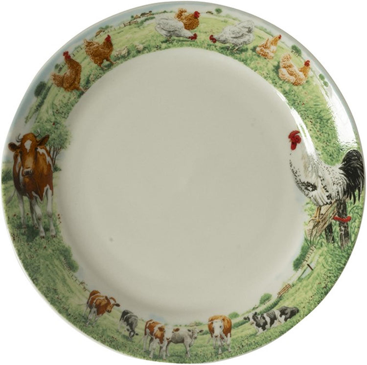 Wiebe van der Zee Wiebe's Farm Teller Kuh Huhn ø18cm 6 Stk