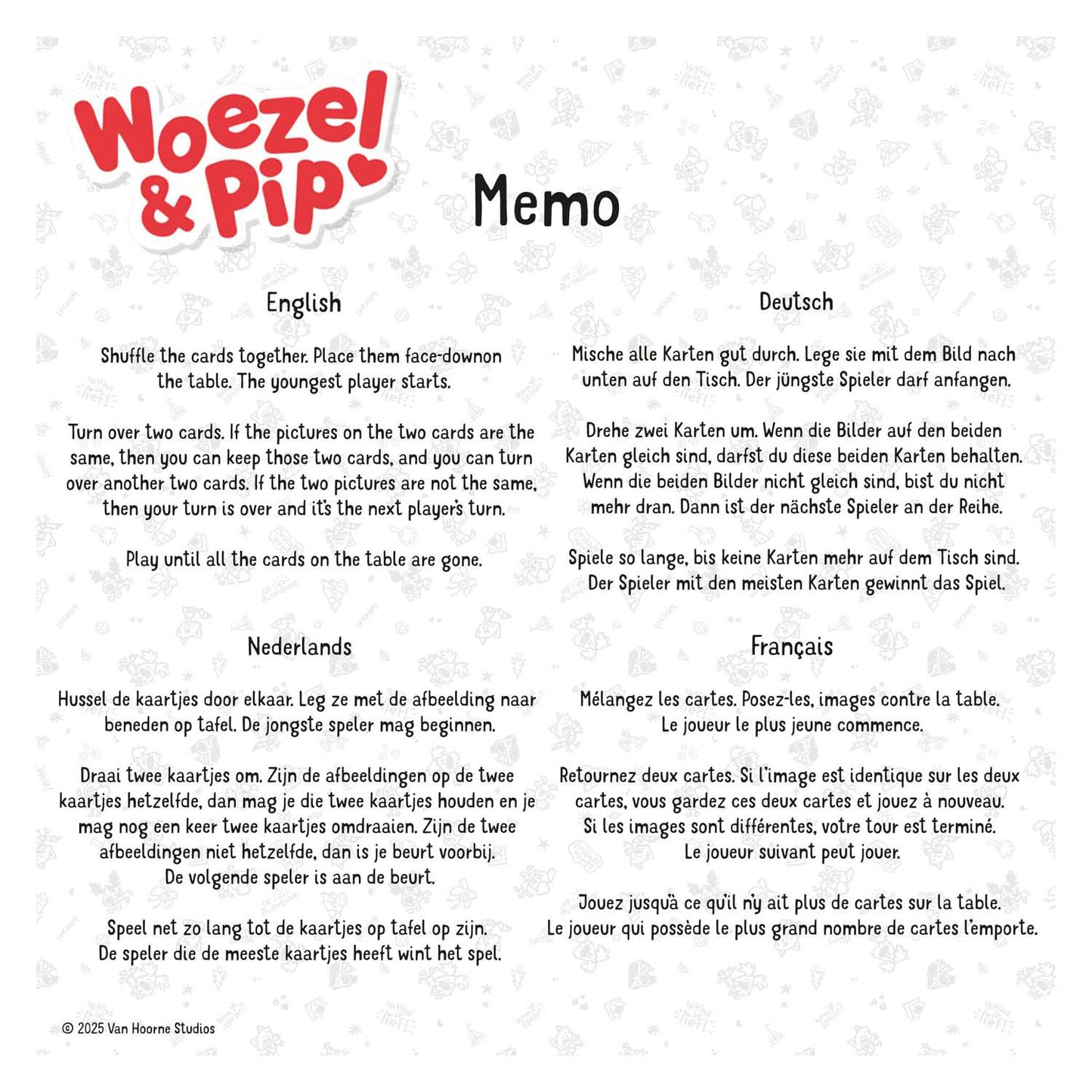 Bambelino Toys Woezel Pip Memo