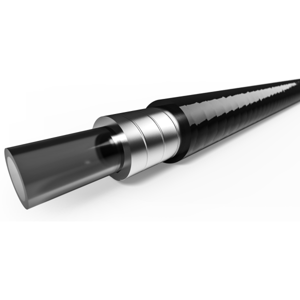 Elvedes Dropper-Außenkabel 3,65 mm Rolle 30 m schwarz superflex
