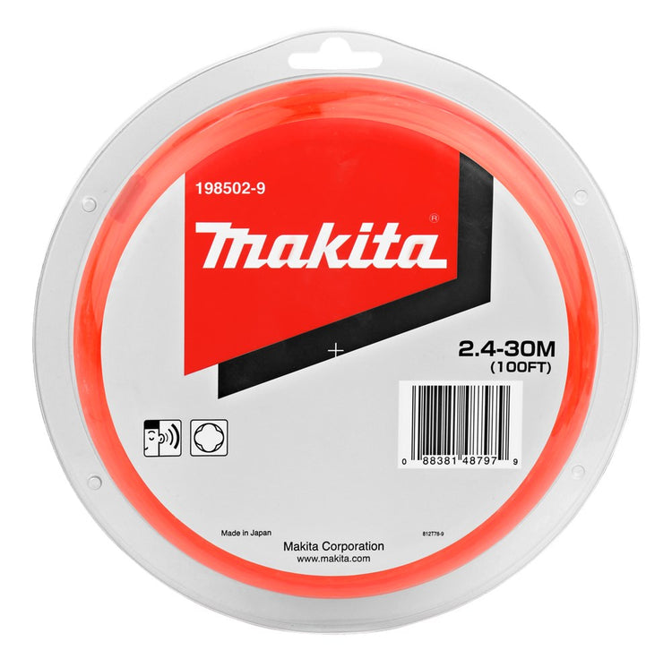 Makita-Zubehör Nylonschnur 2,4–30 m – 198502-9 – 198502-9