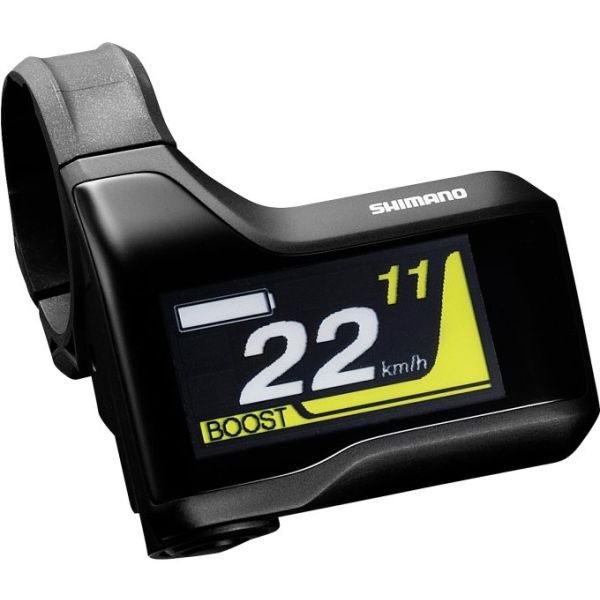Shimano Fahrradcomputer für Schritte SC-E8000 mit Halter
