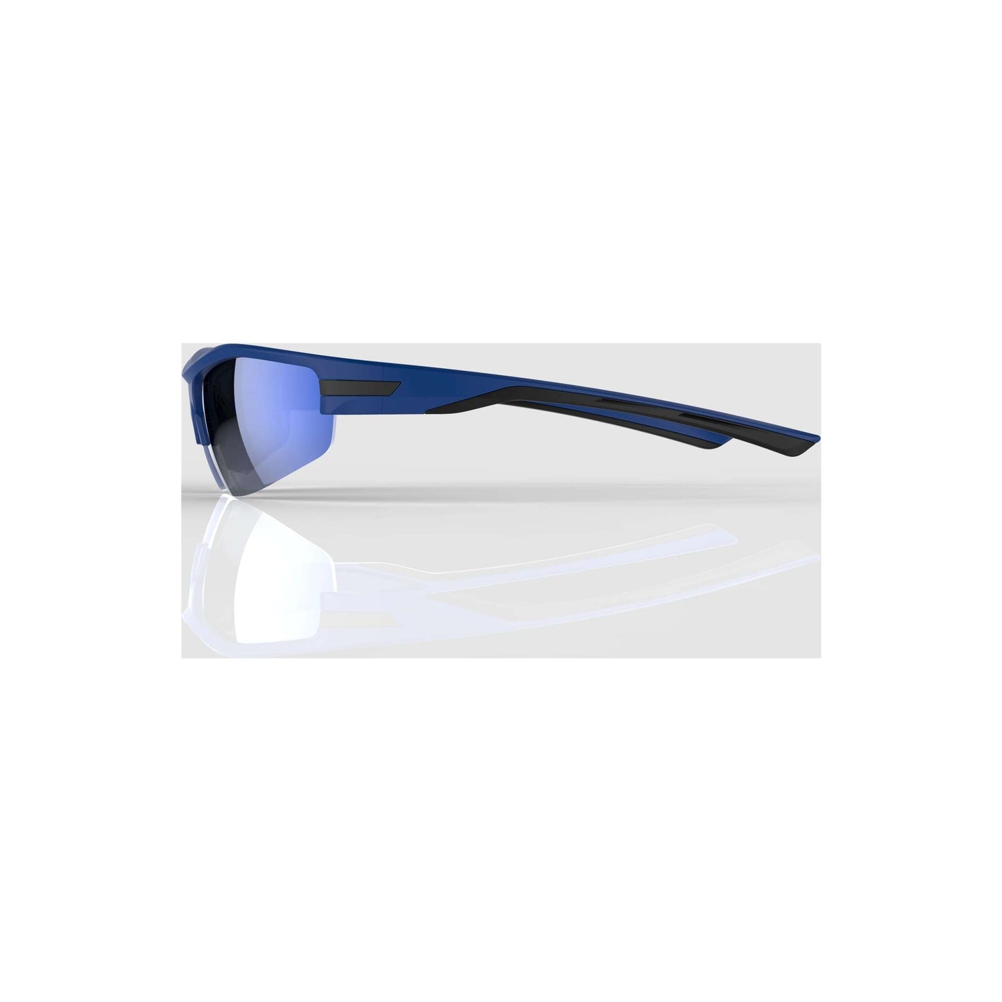 Mirage Sonnenbrille Sport mit 3 Paar Gläsern blau schwarz