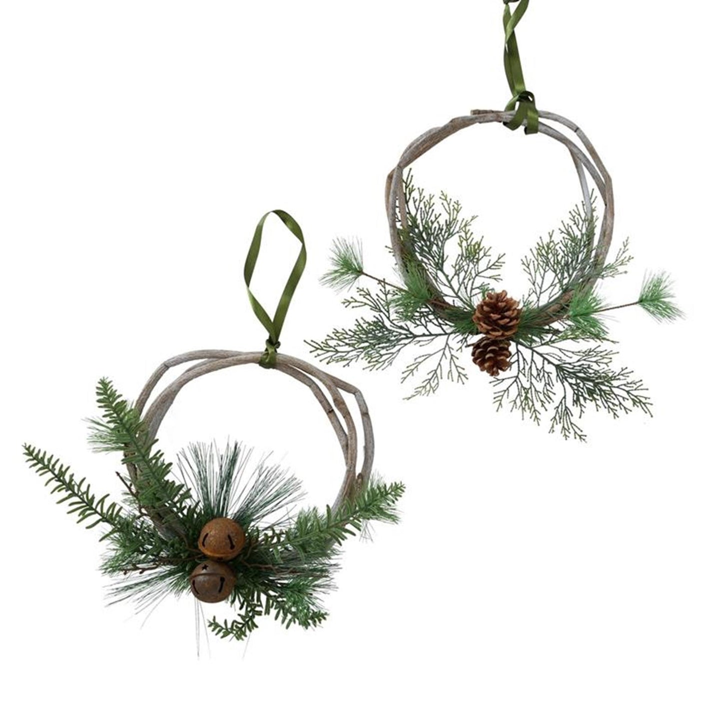 Boltze Wohnkranz mit Tannenzweig h35cm