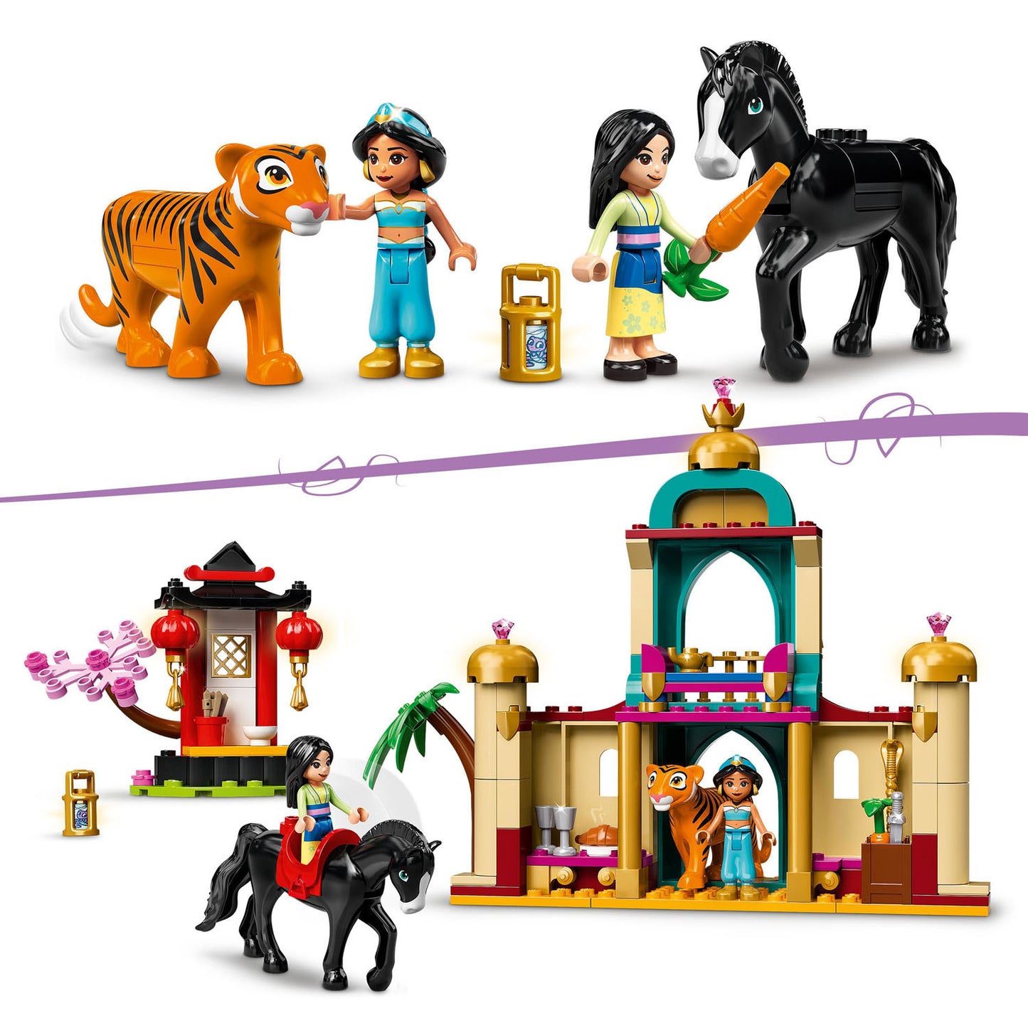 Lego Lego Prinzessin 43208 Jasmine und Mulans Abenteuer