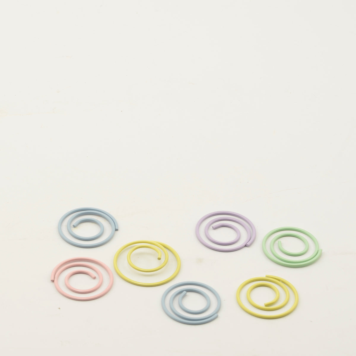 Vaessen creative • Büroklammern im Glas 120 g + -143 Stück rund 22 mm Pastell