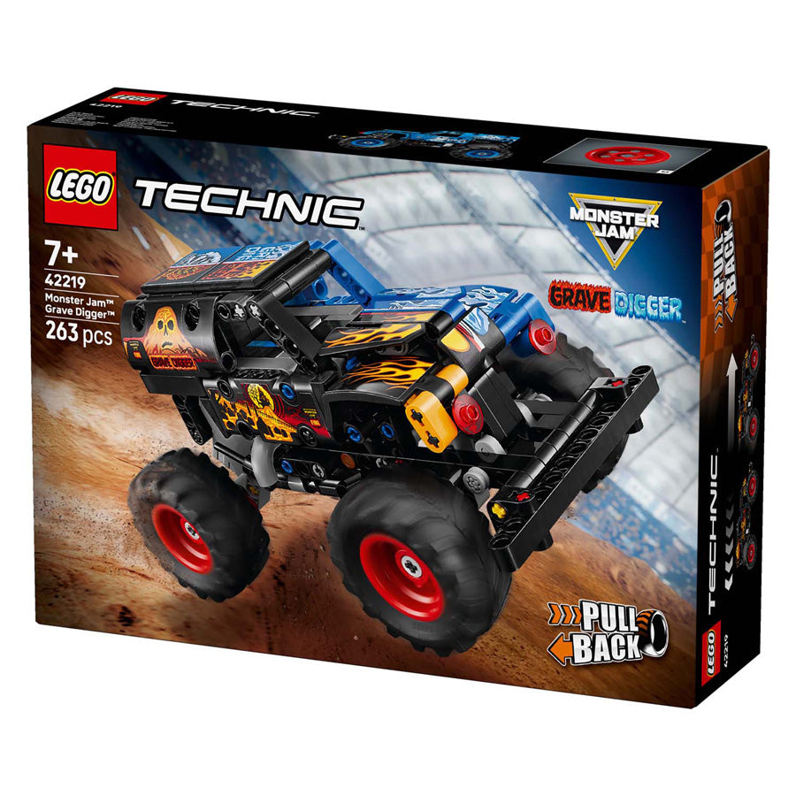 Lego Technic 42219 Monster Jam Grave Digger Feuer und Eis