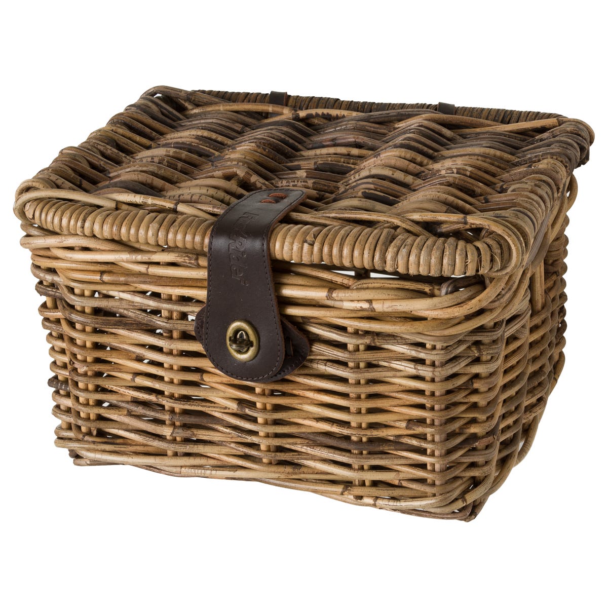 Fastrider Sera Korb Rattan klein braun mit Klappe