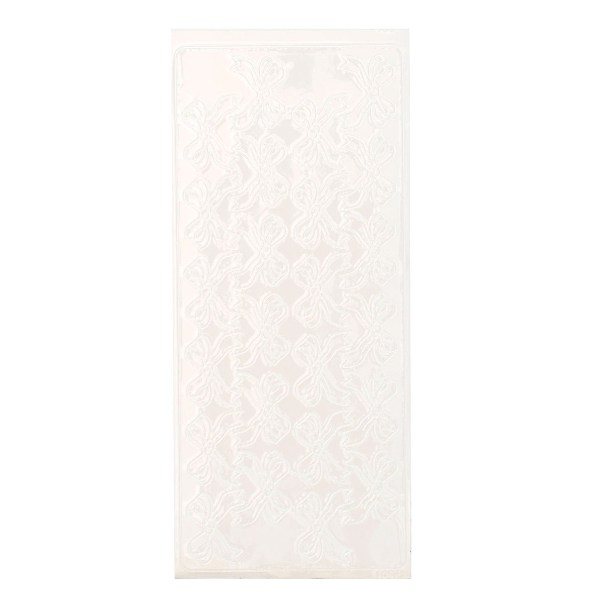 Vaessen creative • Aufkleber 10x23cm 10 Stück Schleifen weiß