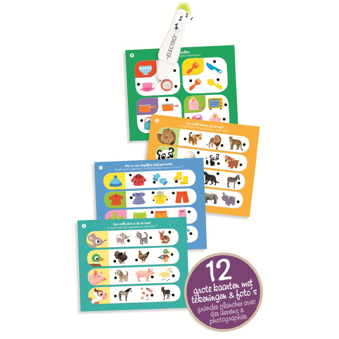 Jumbo Electro Wonderpen bilden Farben Bildungsspiel