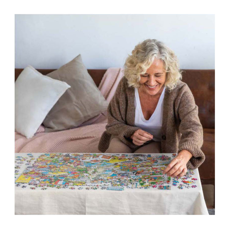 Jumbo -Puzzle Jan van Haasteren de Goochelbeurs 1000 Stück