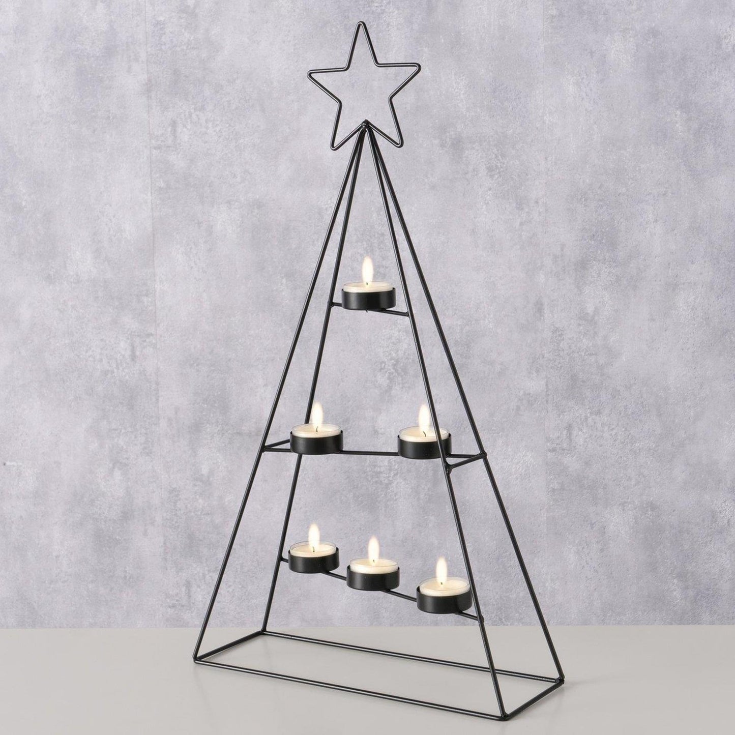 Boltze Home Teelichthalter Weihnachtsbaum
