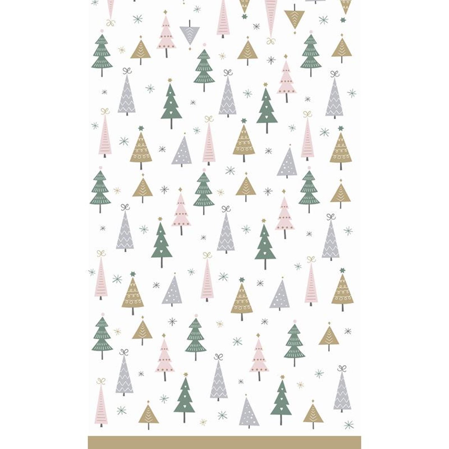 Duni Tischdecke Weihnachtsbäume 138x220cm