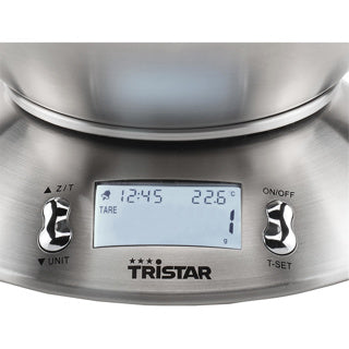 Tristar Küchenwaage 5kg 2l mit Schüssel