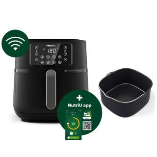 Philips HD9285 93 Airfryer XXL aus der 5000er -Serie angeschlossen