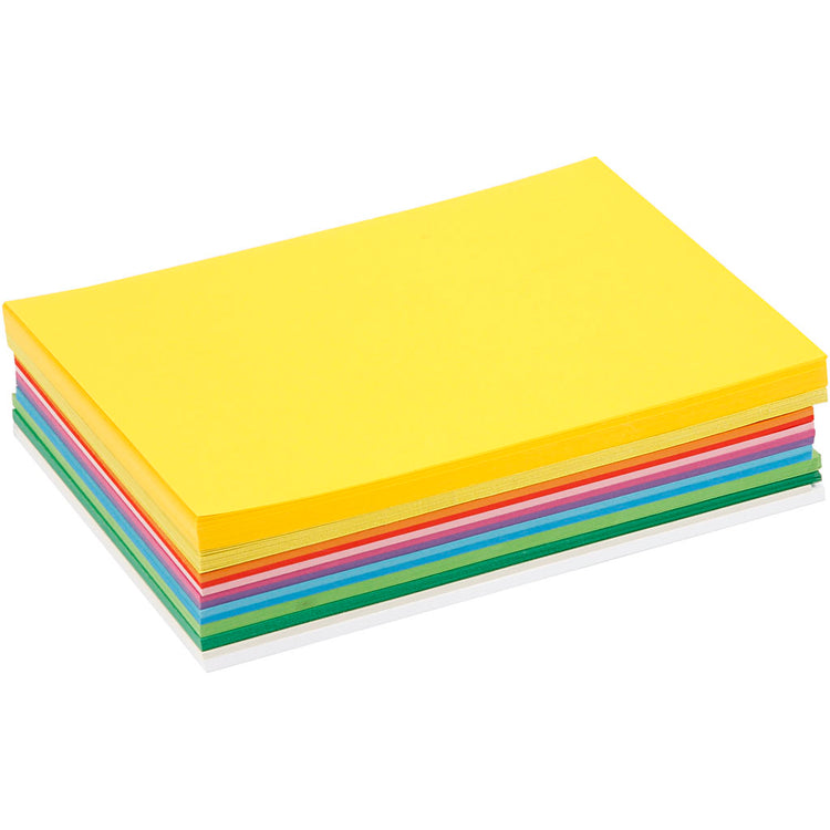 Colortime Frühlingskarton, A5, Blatt 148x210 mm, 180 g, verschiedene Farben, 300 verschiedene Blätter 1 Karton
