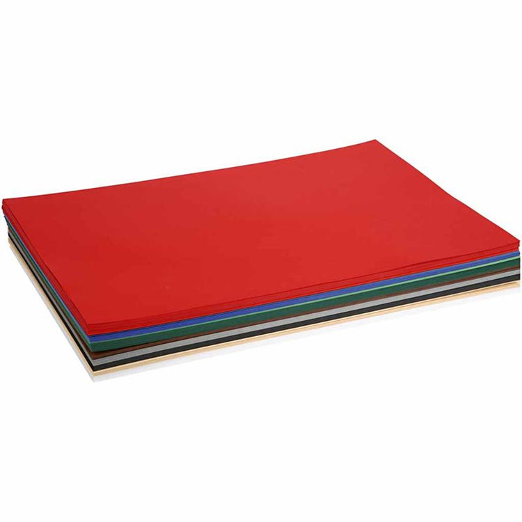 Colortime Weihnachtskarton, A2, Blatt 420 x 594 mm, 180 g, verschiedene Farben, 300 Blatt, 1 Karton