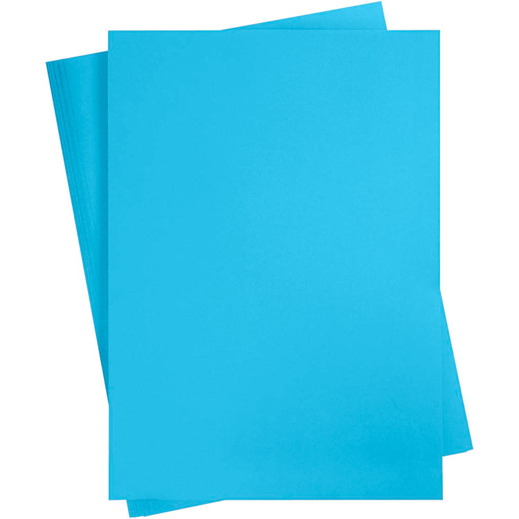Creativ Company farbiger Karton, A2, Blatt 420 x 594 mm, 180 g, blau, 10 Blatt 1 Karton