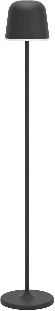 Eglo maniera-l Stehleuchte für drinnen und draußen – wiederaufladbar (bis zu 47 Stunden Licht) – 140 cm – Schwarz und Weiß – kabellos – dimmbar