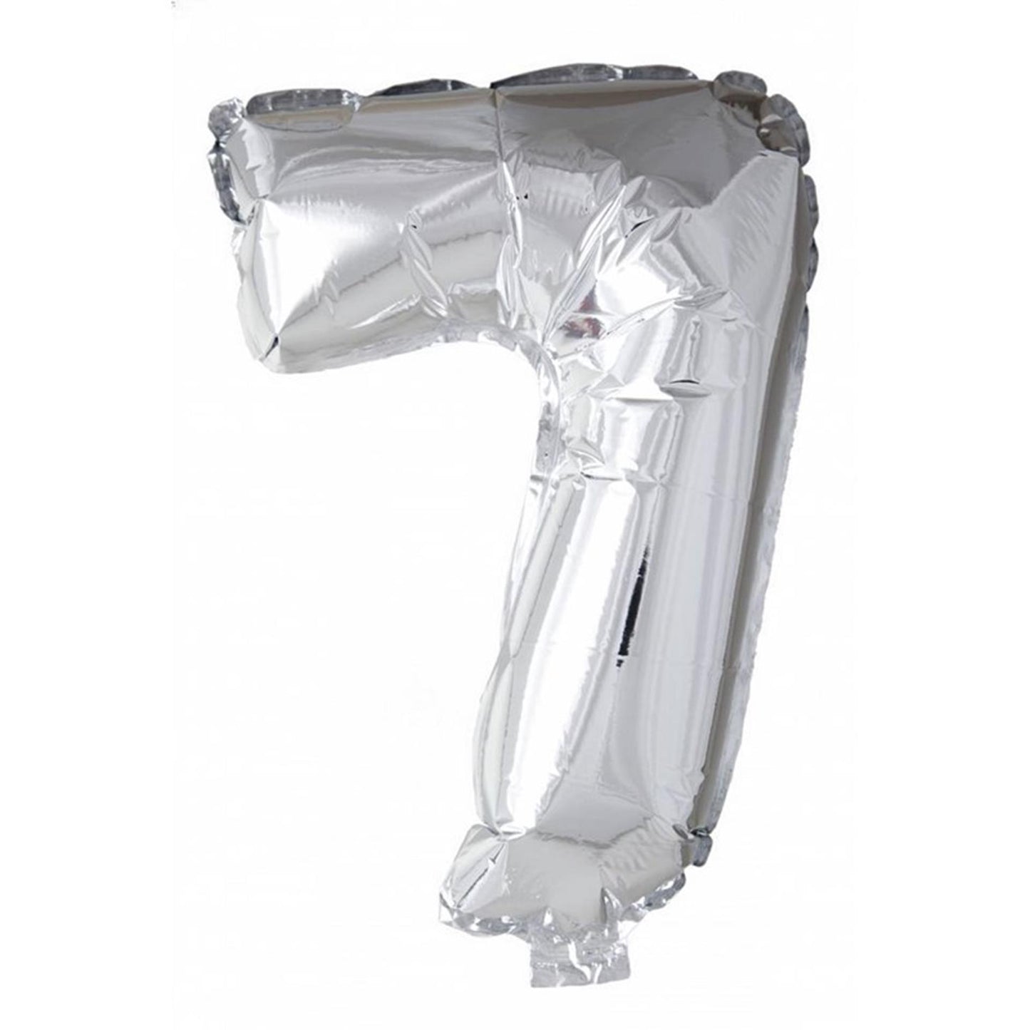 Boland Folienballon Zahl '7' Silber 86cm