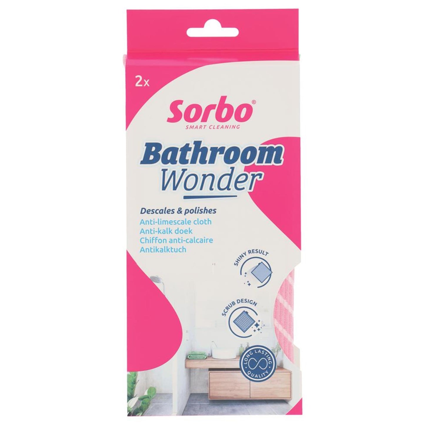 Sorbo Badezimmerwunder 33x34cm 2er-Set