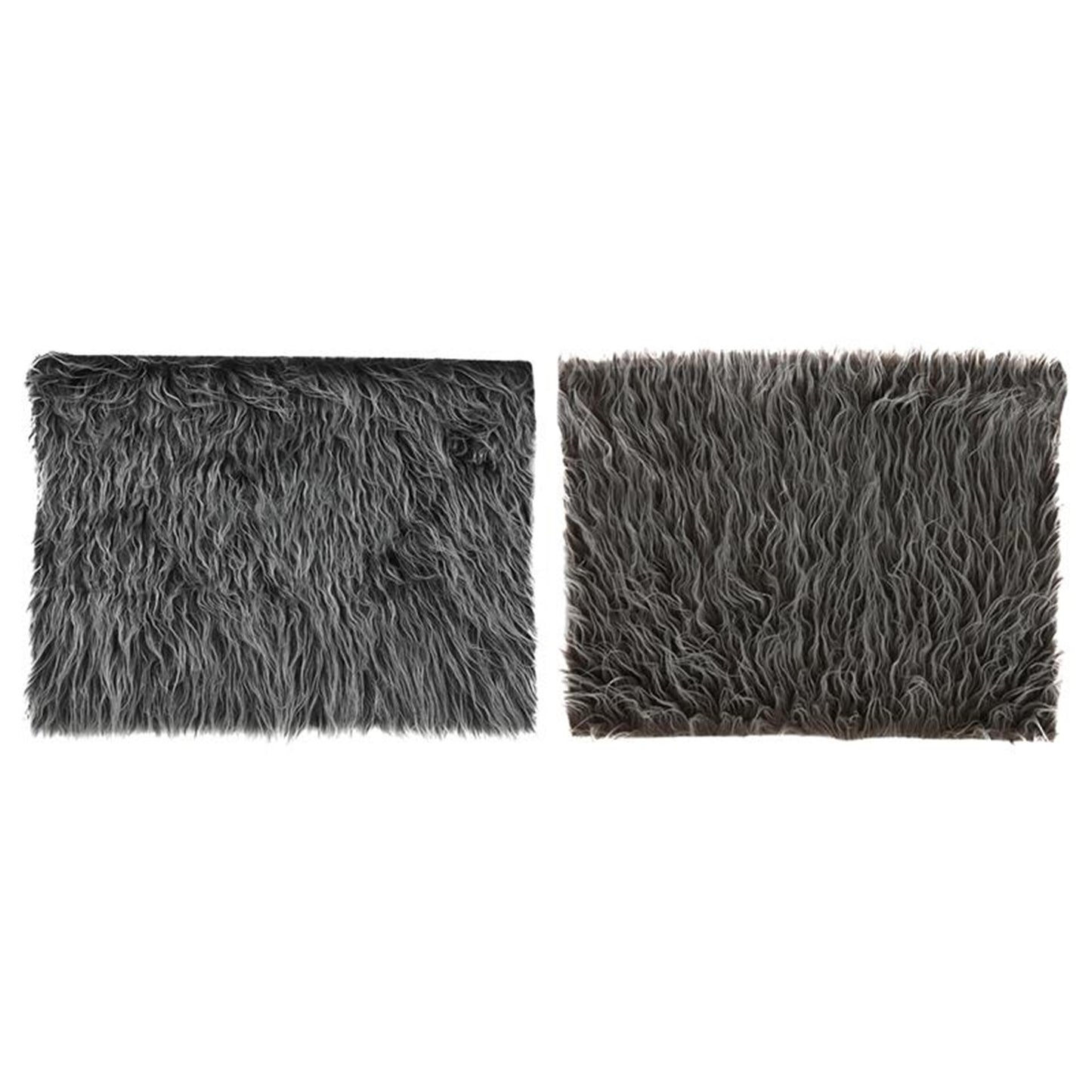 Svenska Living Kleid langes Haar 40x30cm braungrau