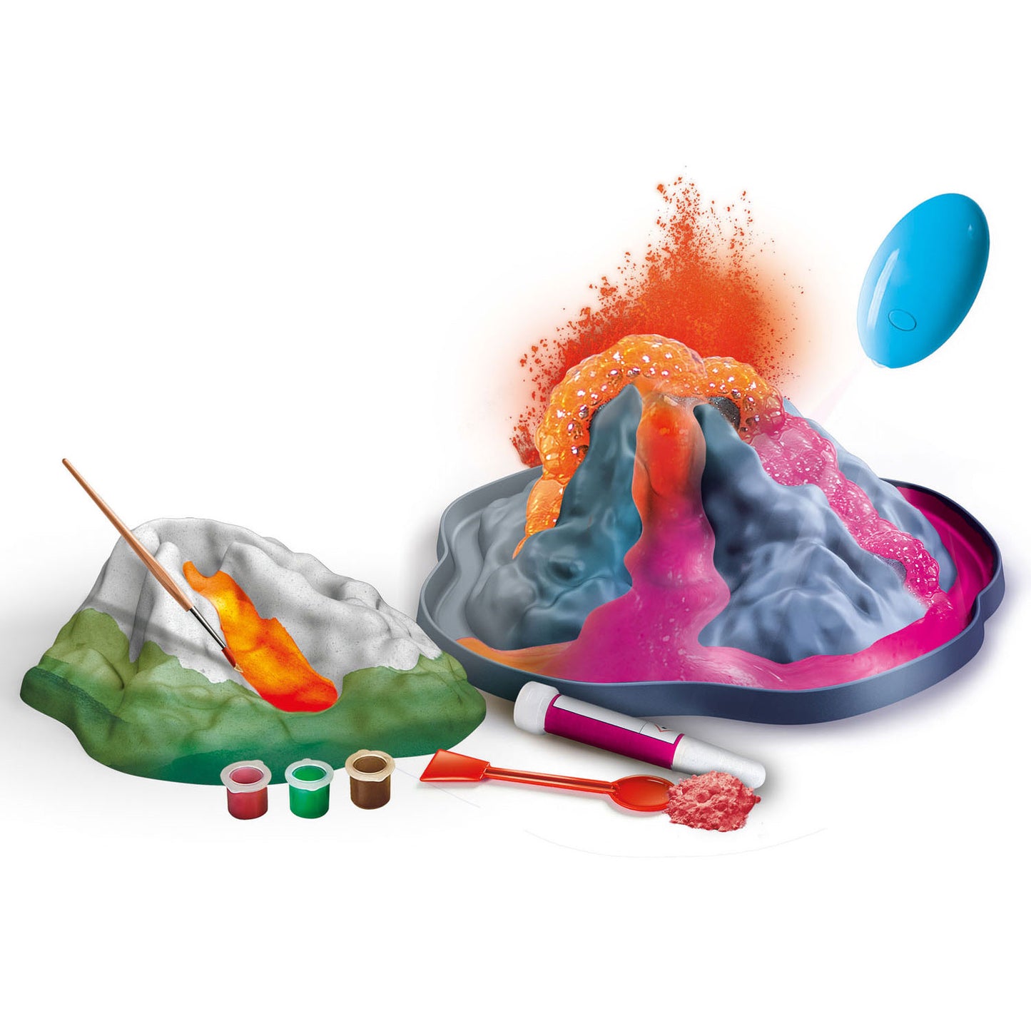 Clementoni Science Game leuchtet im dunklen Vulkan