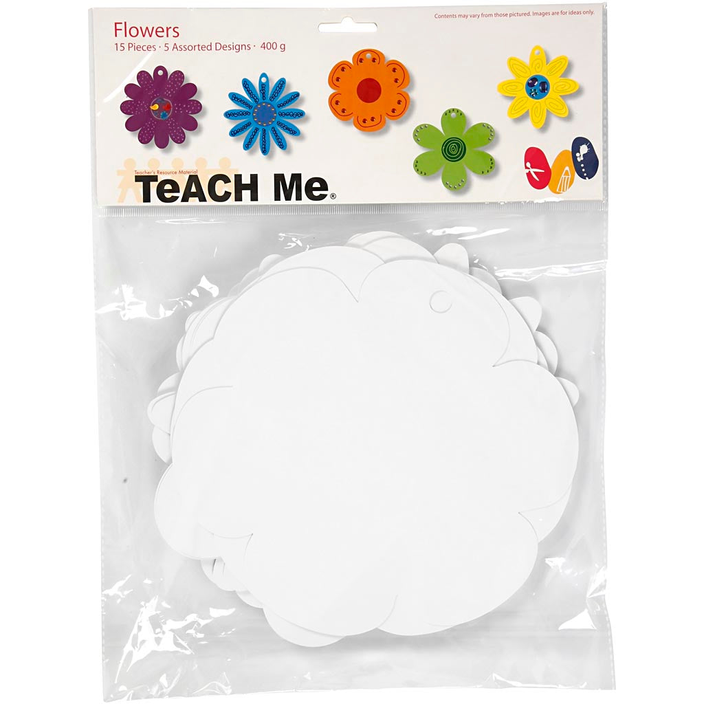 Creativ Firmenblumen weiß, 5x 3Stk.