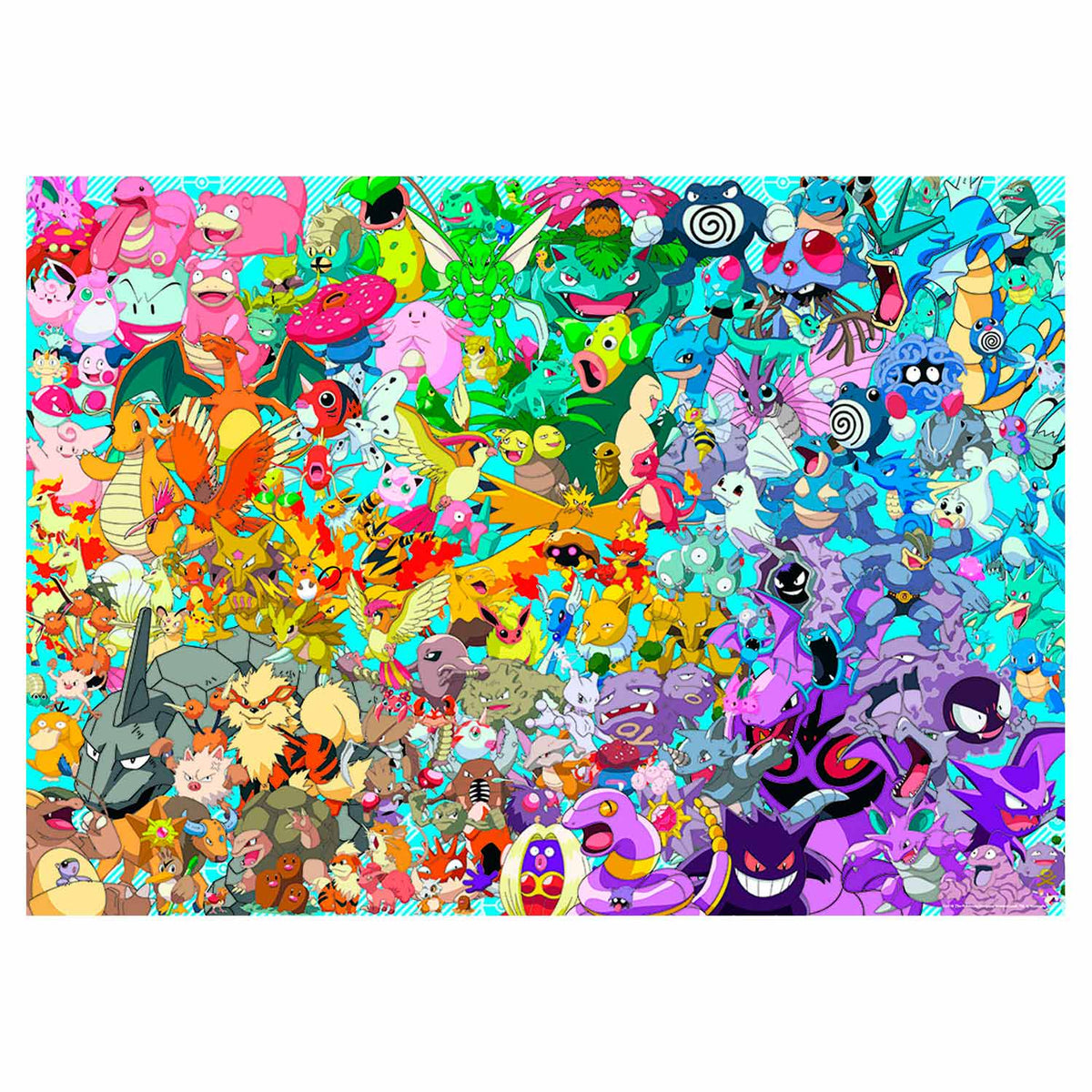Ravensburger - Herausforderung Puzzle Pokémon 1000st.
