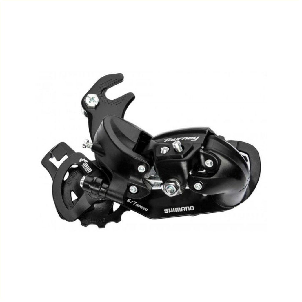 Tourney TY300 Schaltwerk 6 7-fach mit Haken schwarz