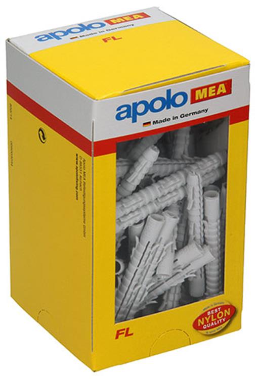 Celo 1014986 - lange Nylondübel fl 8-80 ø8x80mm 50 Stück | 2 Stk