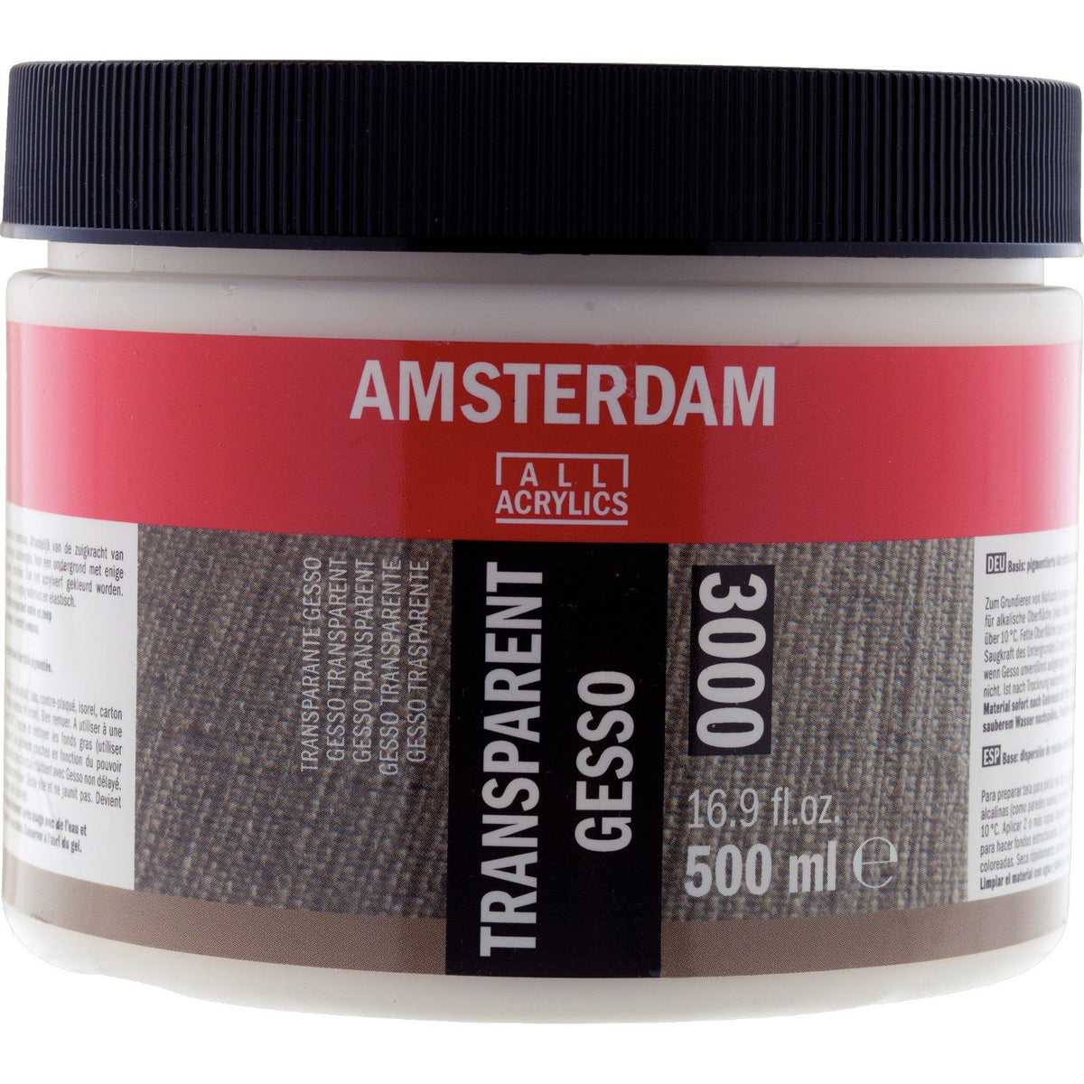 Amsterdam alle Acrylfarben Amsterdam • Gesso 3000 transparent 500 ml