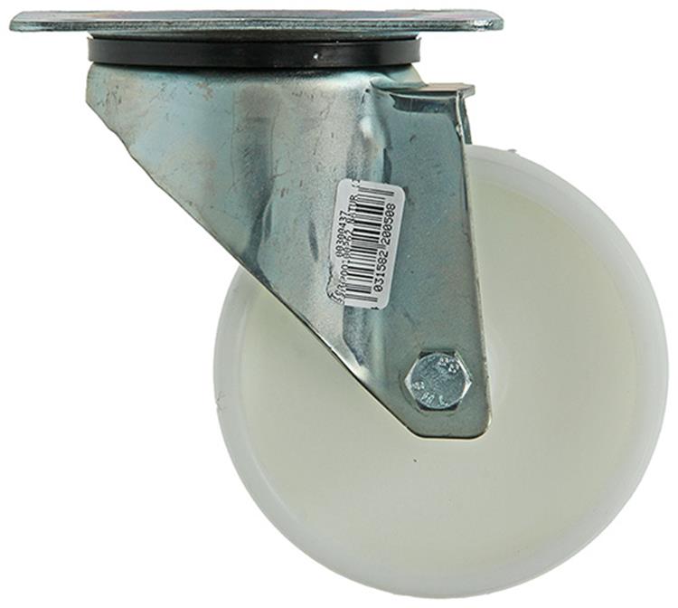 Mack by tente 1015037 – Nylon-Schwenkrad-Gleitlagerplatte 100 mm | 4 Stück