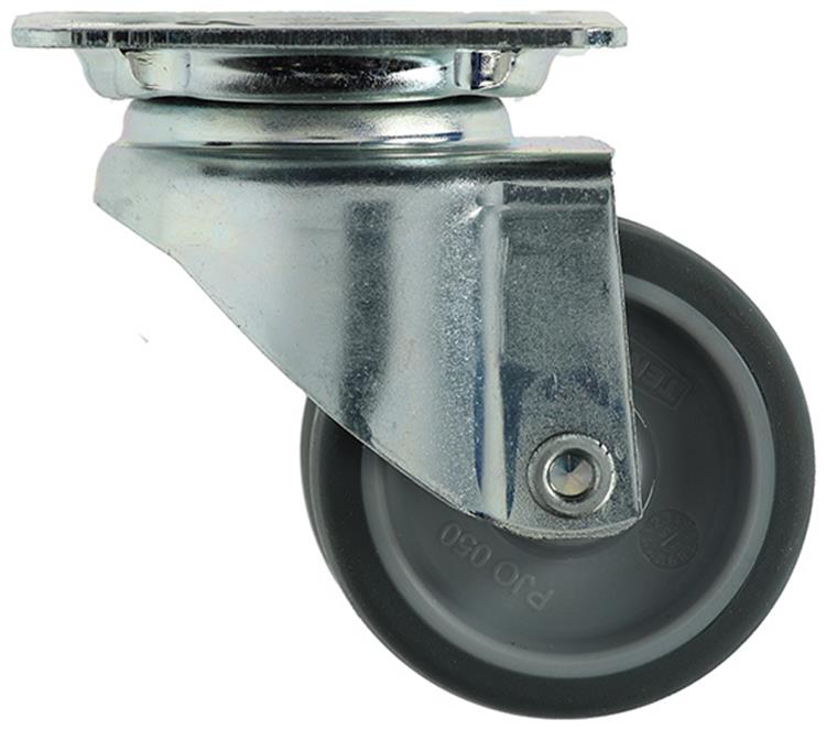Mack by tente 1014734 – Doppelschwenkrad 50 mm auf Platte | 8 Stück