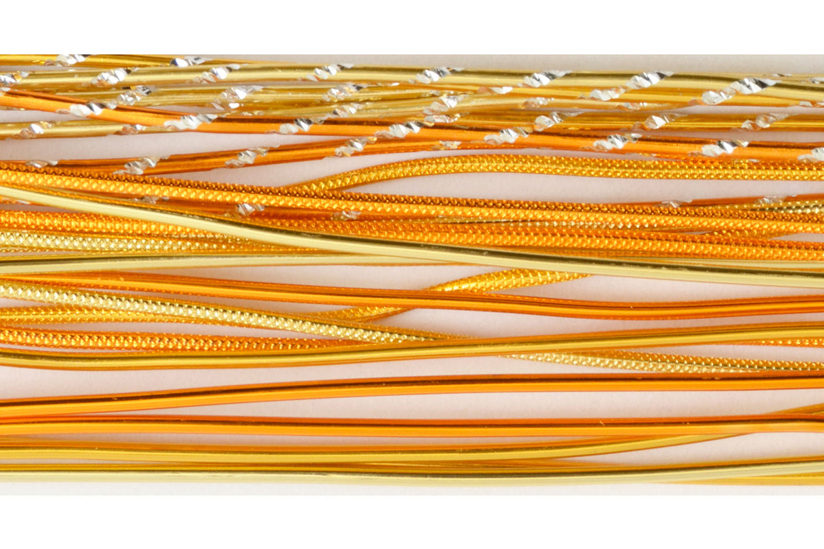 Vaessen creative • Schmuckset Alu-Stiele 40cmx2mm gold 27tlg.