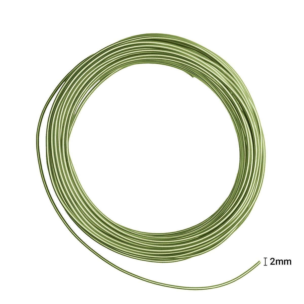 Vaessen creative • Aluminiumdraht 500g 37mx2,5mm apfelgrün