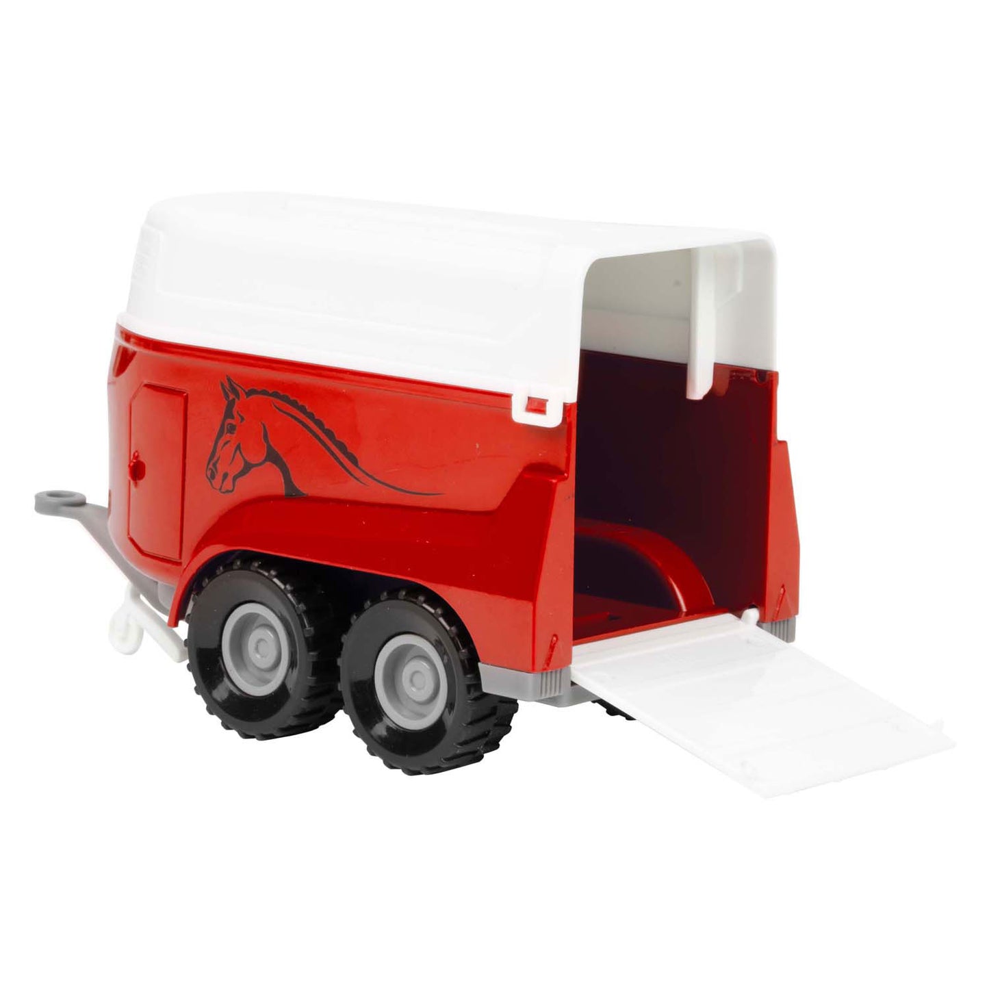 Toi-Toys Ackers Ville Traktor und Anhänger mit Licht und Klang, 10 cm