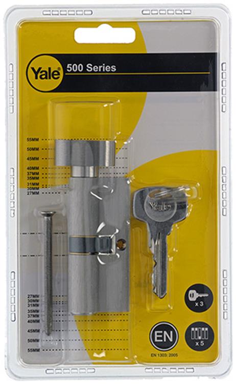 Yale 1006543 – Knaufzylinder 500 MV 70 mm (35 35) | 1 Stk