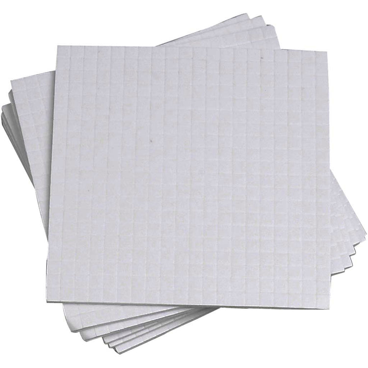 3D -Schaumstoffpolster, dumm 5x5 mm, Dicke 1 mm, 10x400 Stück 1 Box