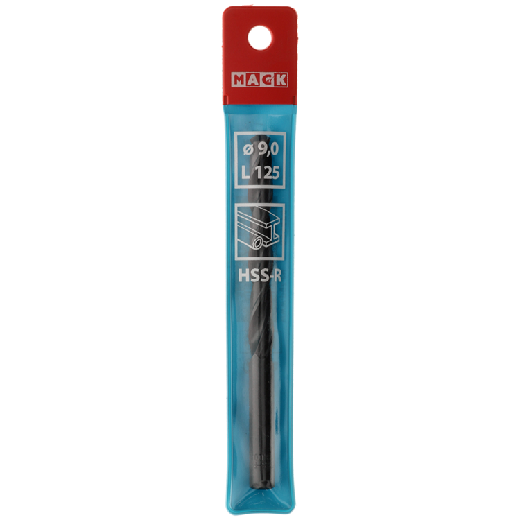 Mack 1018189 - Universalbohrer HSS R ø 9,0 x 125 mm | 5 Stück