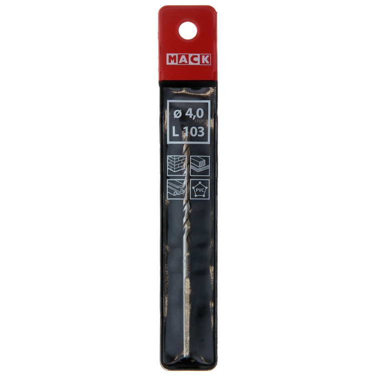 Mack 1018497 - Universal-Multibohrer ø 4,0 x 103 mm | 5 Stück