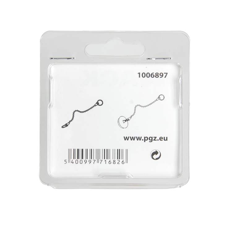 Mack 1006897 – 1 Waschbecken-Kugelkette + Zubehör. bl | 5 Stück