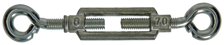 Mack 1008542 – 2 Spanner 2 Ösen M8 x 70 mm verzinkt | 10 Stück
