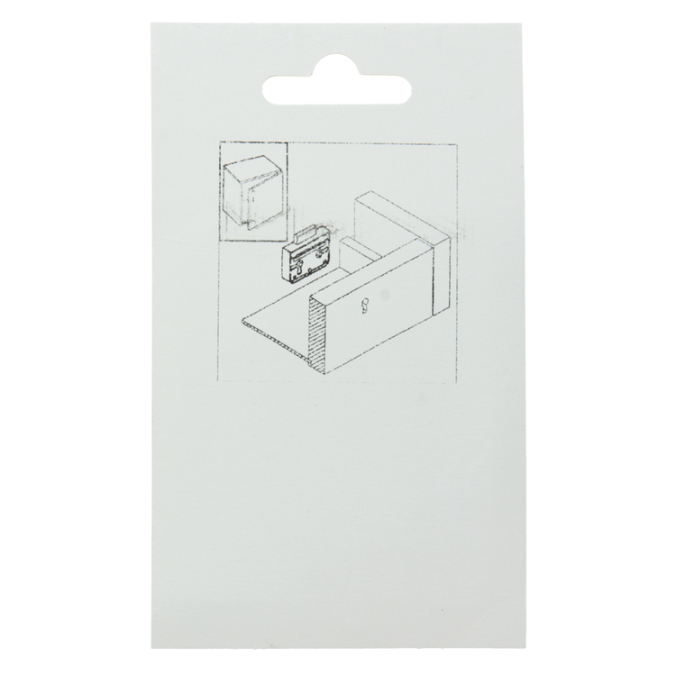 Mack 1015912 - 1 Aufputz-Möbelschloss vernickelt 15mm | 5 Stück